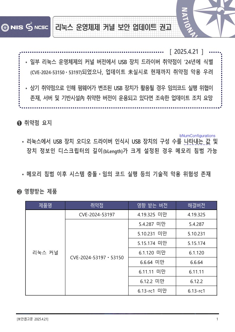 리눅스 운영체제 커널 보안 업데이트 권고_1.jpg